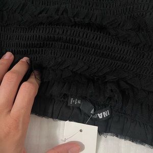 Crop top size m m black